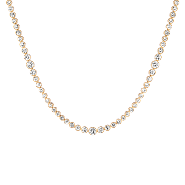 10ct Multi Graduated Lab Grown Diamond Tennis Necklace