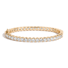 10ct Lab Grown Diamond Hinged Tennis Bracelet