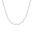 16ct Floating Lab Grown Diamond Tennis Necklace