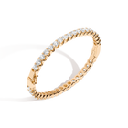 10ct Lab Grown Diamond Hinged Tennis Bracelet