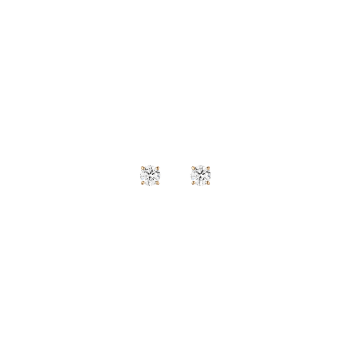 1ct Round Lab Grown Diamond Stud Earrings