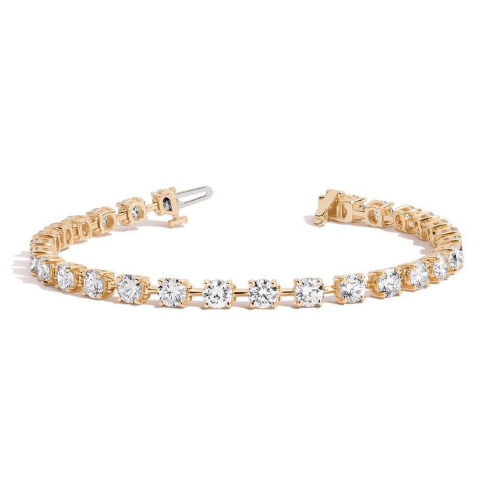 8ct Lab Grown Diamond Tennis Link Bracelet