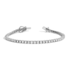 4ct Lab Grown Diamond Tennis Bracelet 14k White Gold 7in First