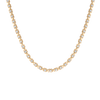Bold Lab Grown White Sapphire Vintage X Tennis Choker Necklace Vermeil Yellow Gold 14in 16in First