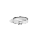 Round Lab Grown White Sapphire Infinity Ring