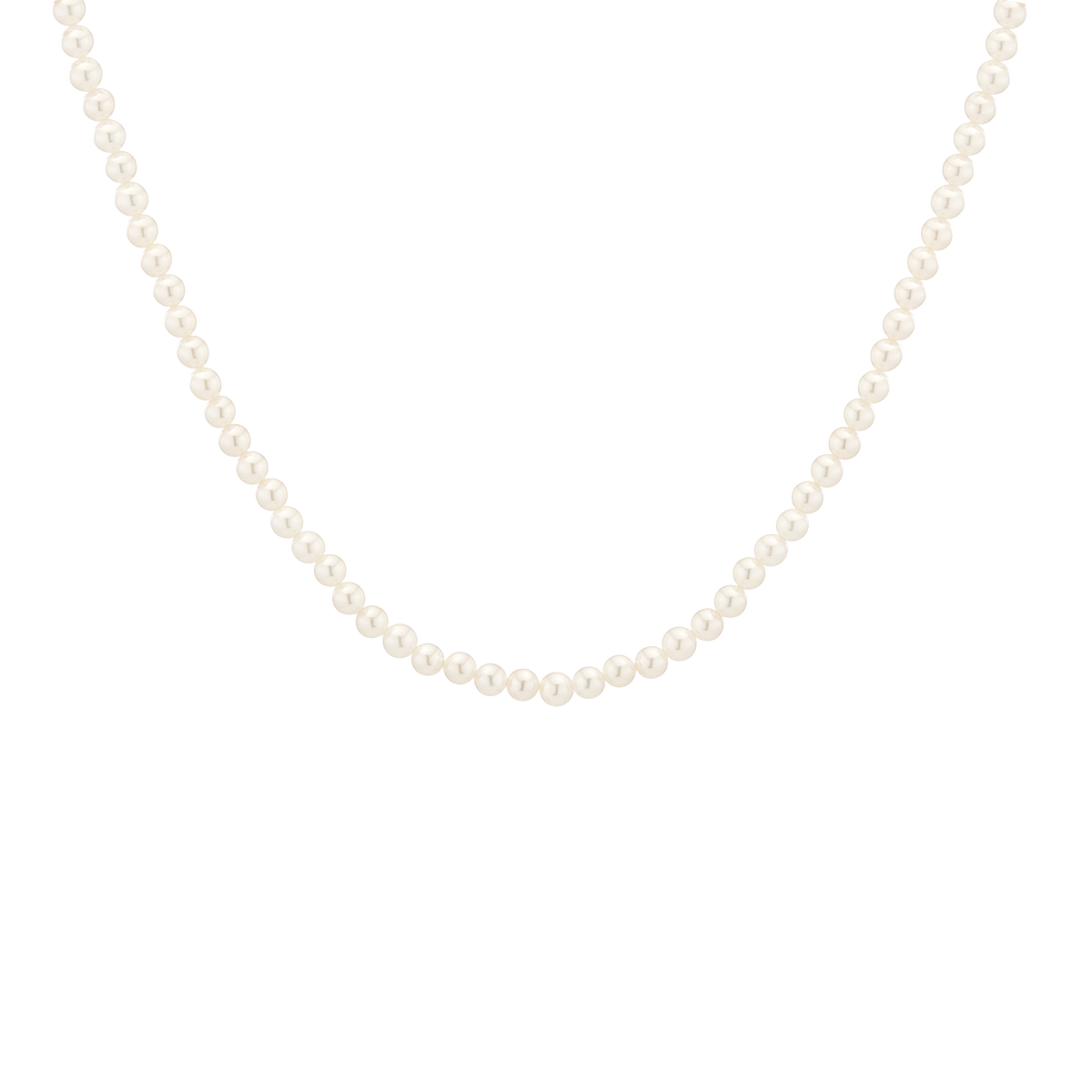 Pearl Connection Necklace Vermeil Yellow Gold White Gold 16in