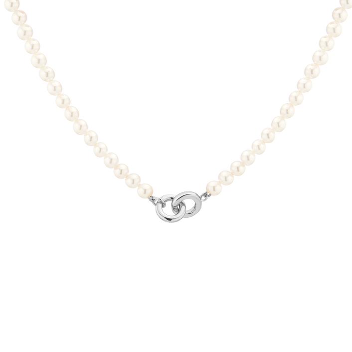 Pearl Connection Necklace Vermeil White Gold 16in First