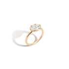 1ct Oval Lab Grown Diamond Georgian Ring