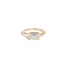 1ct Emerald Lab Grown Diamond Georgian Ring