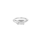 1ct Emerald Lab Grown Diamond Georgian Ring