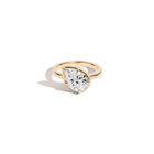 2ct Pear Lab Grown Diamond Georgian Ring
