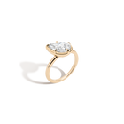 2ct Pear Lab Grown Diamond Georgian Ring