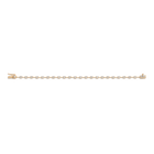 Lab Grown White Sapphire Bar Tennis Bracelet