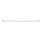 Lab Grown White Sapphire Bar Tennis Bracelet