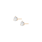 Lab Grown Diamond Three Prong Martini Stud Earrings
