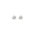 Lab Grown Diamond Three Prong Martini Stud Earrings