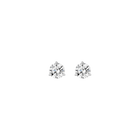 Lab Grown Diamond Three Prong Martini Stud Earrings