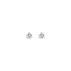 Lab Grown Diamond Three Prong Martini Stud Earrings