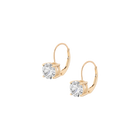 Classic Lab Grown White Sapphire Drop Earrings