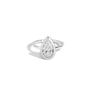 2ct Pear Lab Grown Diamond Bezel Ring