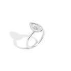1ct Pear Lab Grown Diamond Bezel Ring