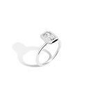 2ct Emerald Lab Grown Diamond Bezel Ring