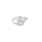 3ct Oval Lab Grown Diamond Bezel Ring