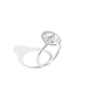 3ct Oval Lab Grown Diamond Bezel Ring