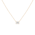 0.75ct Emerald Lab Grown Diamond Necklace