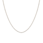 9ct Three-Prong Lab Grown Diamond Tennis Necklace