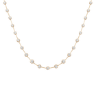 5ct Lab Grown Diamond Graduated Cupcake Bar Tennis Necklace