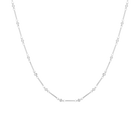 1ct Lab Grown Diamond Bezel Bar Chain Necklace