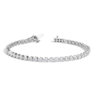 6ct Three-Prong Lab Grown Diamond Tennis Bracelet