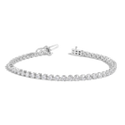 5ct Three-Prong Lab Grown Diamond Tennis Bracelet