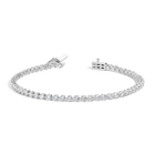 4ct Three-Prong Lab Grown Diamond Tennis Bracelet