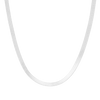 Aurate x Frye: Bold Herringbone Necklace Sterling Silver First