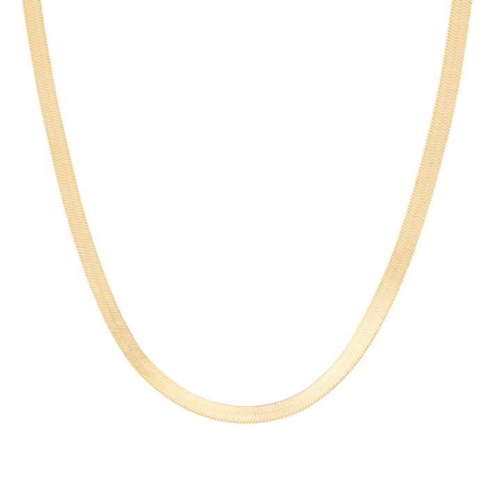 Aurate x Frye: Bold Herringbone Necklace