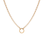 Rolo Chain Charm Necklace