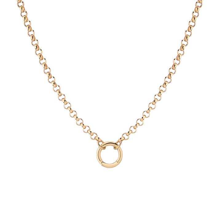 Rolo Chain Charm Necklace