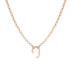 Rolo Chain Charm Necklace