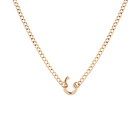 Curb Chain Charm Necklace
