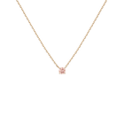 Lab Grown Pink Diamond Solitaire Necklace