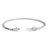 Personalized Lab Grown Diamond Tennis Bracelet 14k White Gold 6in 6.5in 7in 7.5in 1 2 3 4 5 6 7 First