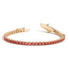 Lab Grown Sunstone Tennis Bracelet