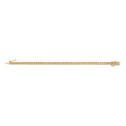 Lab Grown Citrine Tennis Bracelet