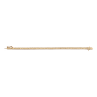 Lab Grown Citrine Baguette Tennis Bracelet
