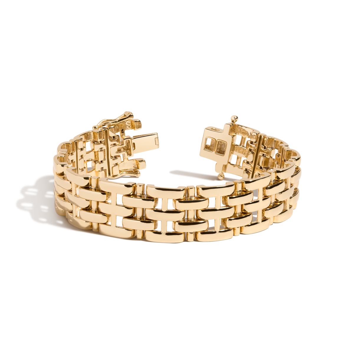Panther Chain Link Bracelet Vermeil Yellow Gold 6in 6.5in 7in 7.5in First