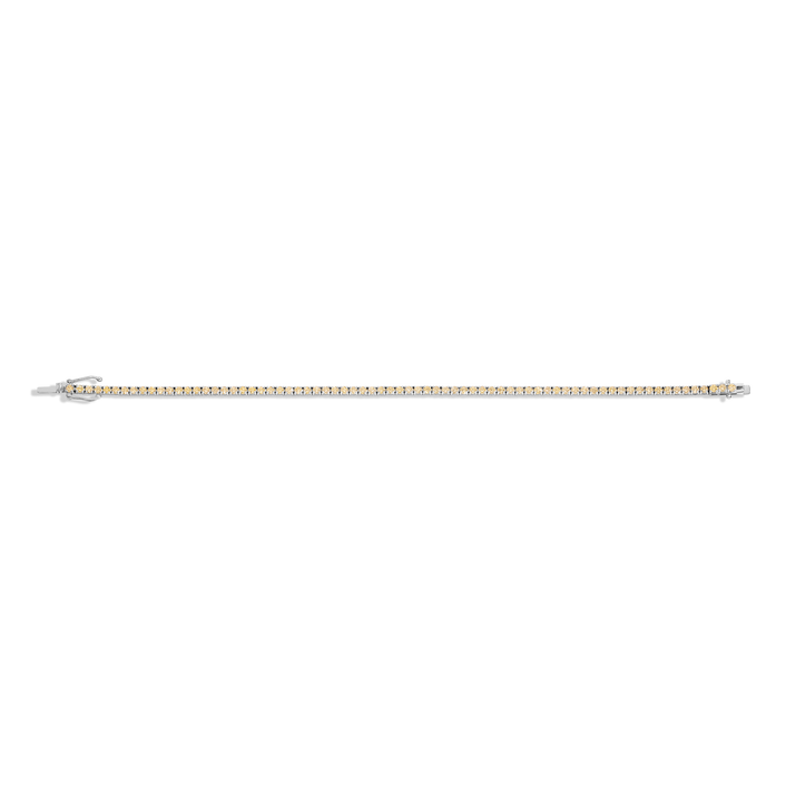 Lab Grown Yellow Diamond Tennis Bracelet Silver 14k 6in 6.5in 7in White Gold