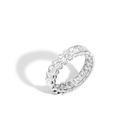 Two-in-One Lab Grown Diamond Semi-Bezel Eternity Ring