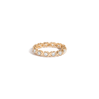 Lab Grown White Sapphire X Estate Eternity Ring